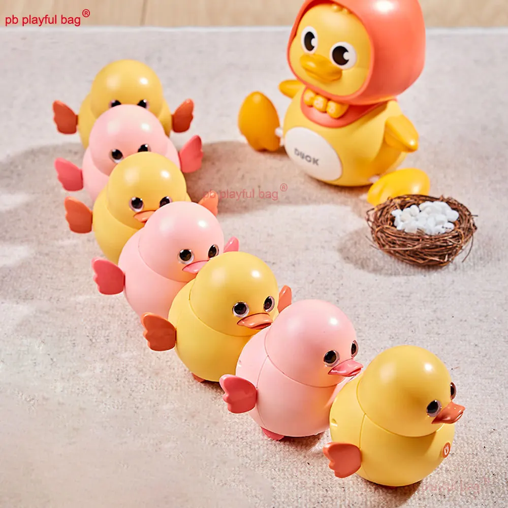 Magnetisch volgende eendspeelgoed Interactieve wandelende pratende helper voor baby's die kruipen en spreken