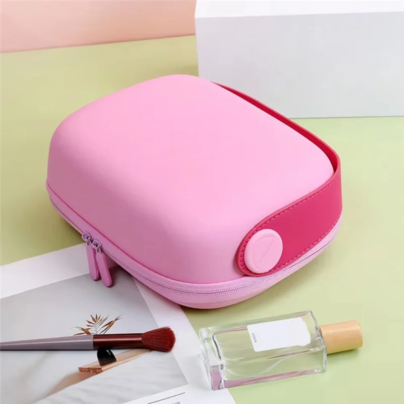 

FX-Large-Capacity Waterproof Makeup Case - Cosmetic Bag With Handle, Square Wash Storage Pouch For Bathroom Essentials