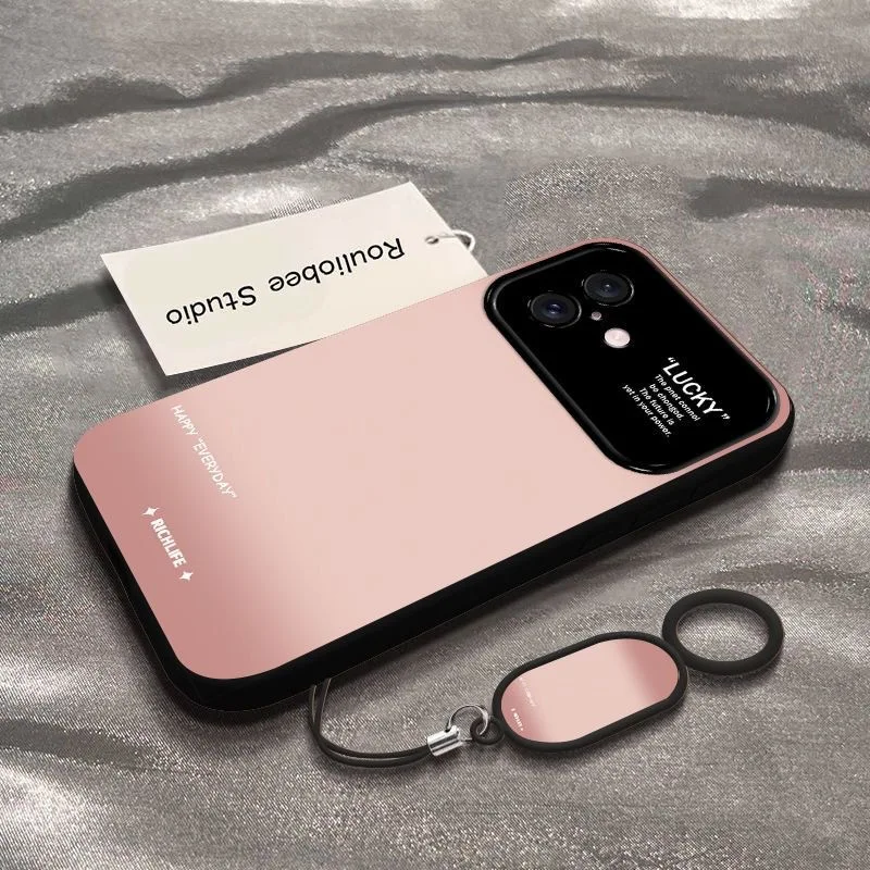 Custodia protettiva per telefono alla moda e di fascia alta, adatta per iPhone 17Pro Max/17Pro/17/Air, blu sfumato rosa