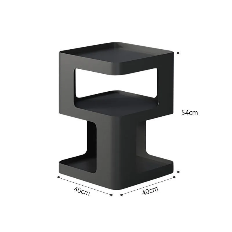 

Bedside table Modern simple small black mini bedroom Light luxury