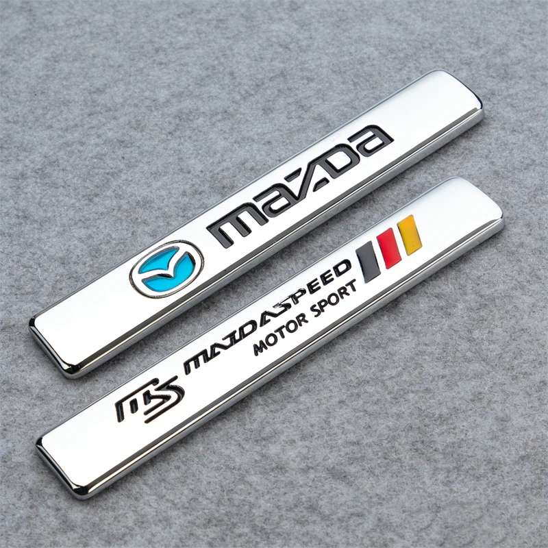 Car Leaf Plate Metal Logo Trunk Emblem 3D Metal Stickers For Mazda 2 6 CX-5 CX-80 CX-70 CX-90 MX-30 CX-60 CX-50 CX-30 BT-50