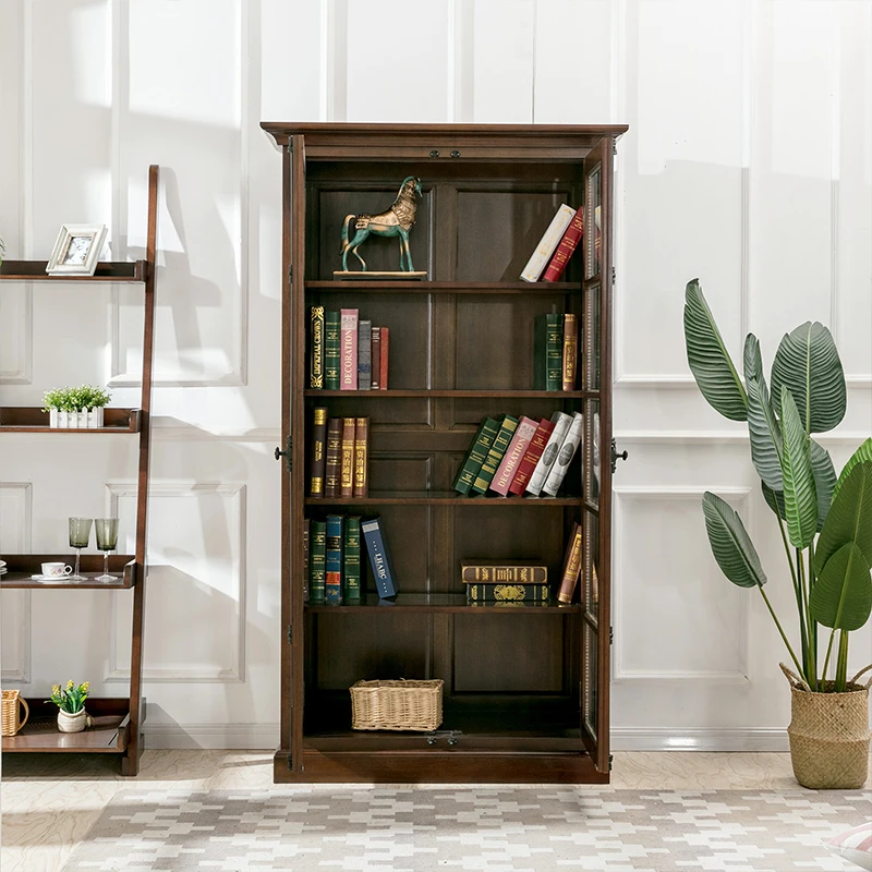 Furniture Living Room Shelves Wall Wooden Rack Folding Large Frame Home Wood Shelf Display Stand Libreria Magazine Cabinet