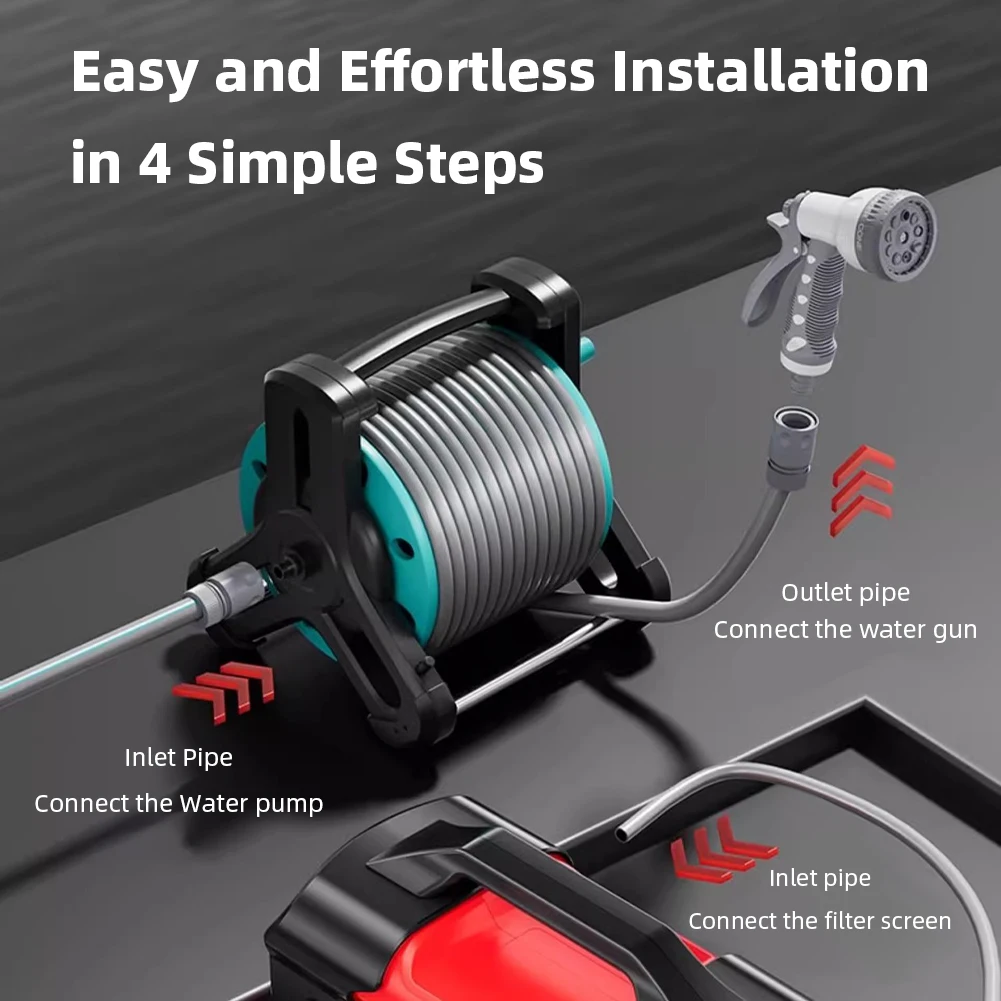 Electric Sump Pump Rural Vegetable Field Watering Rechargeable Lithium Electric Sump Pump Agricultural Irrigation Outdoor