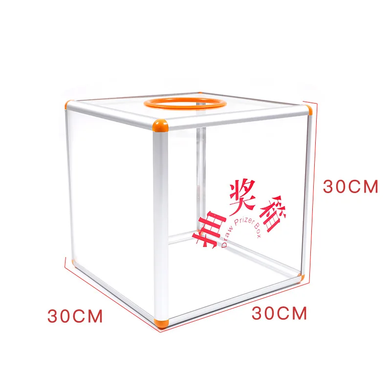 Lucky Draw Box for Transparent Acrylic Touch Box Company Annual Meeting Lucky Draw Box