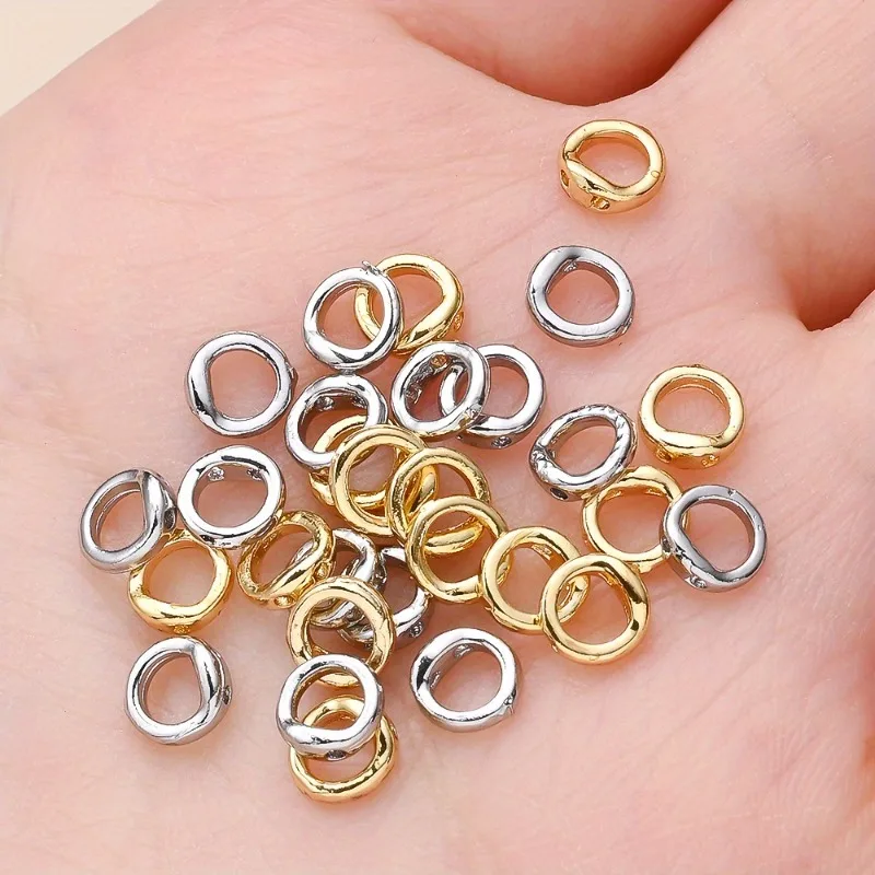20pcs Elegant Double Hole Linking Circles Rings