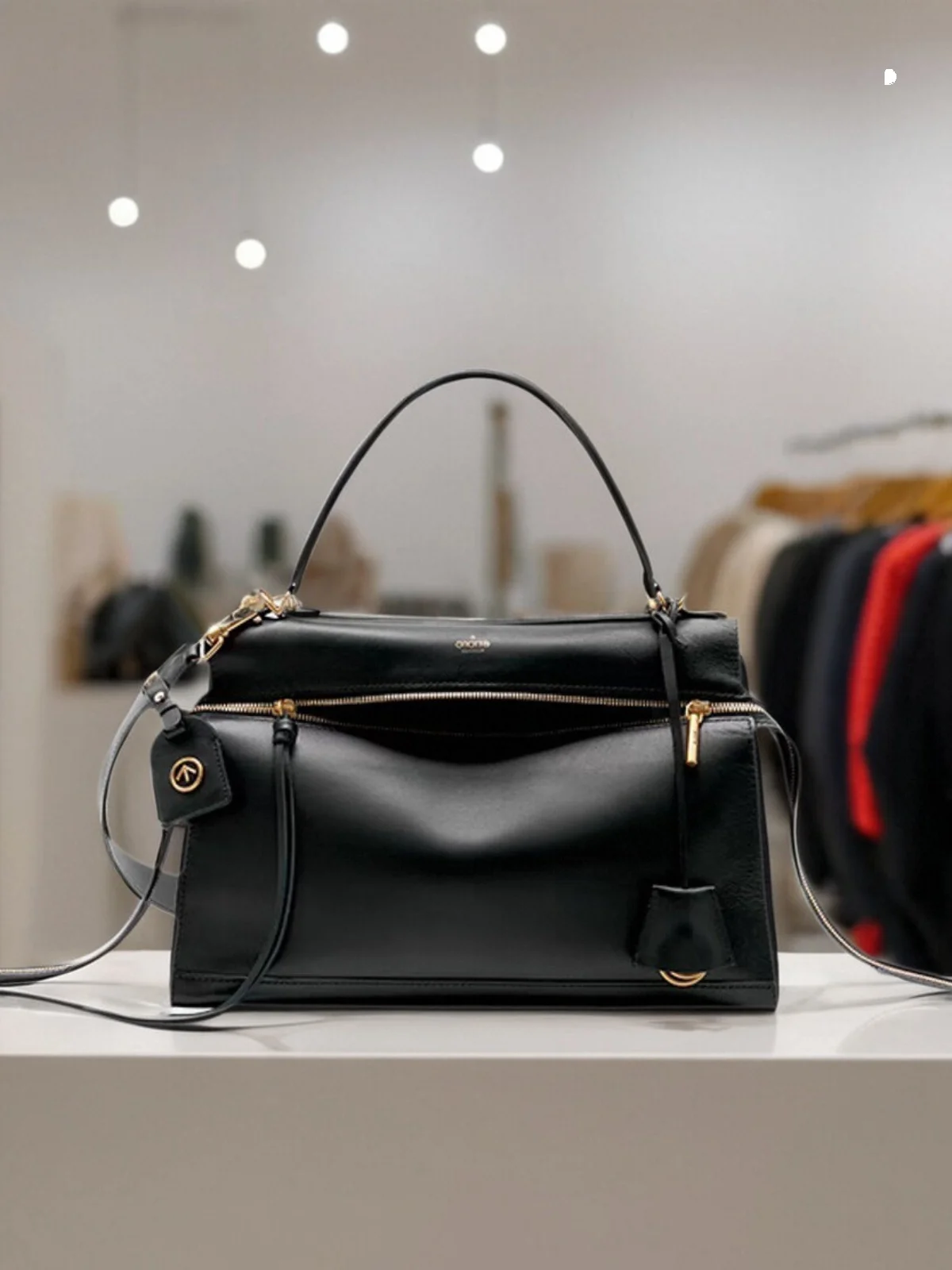 

Light Luxury Fashion New High-quality Leather Handbag For Women Simple And Casual Versatile Single Shoulder Crossbody Bag Trendy