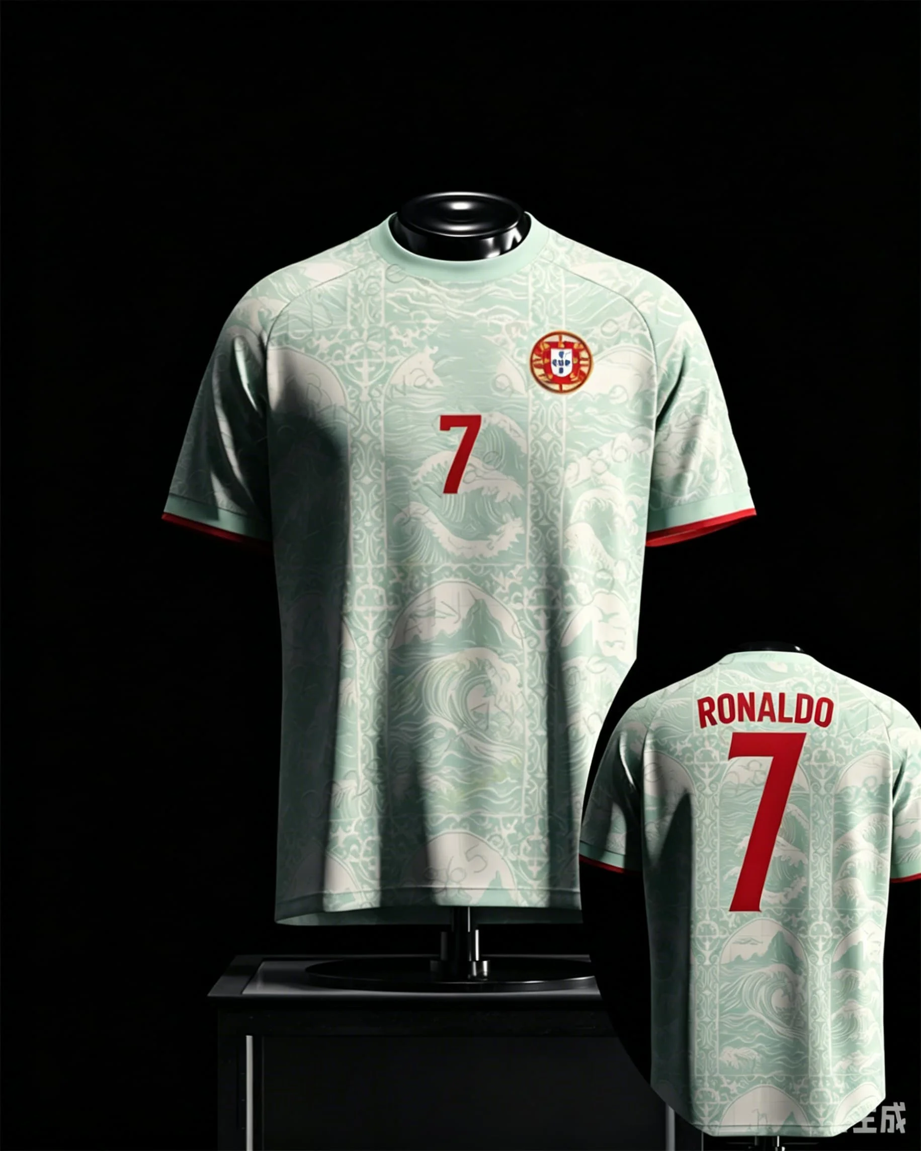 Ronaldo Fußballtrikot Trainingsoberteile Herren T-Shirt Damen T-Shirt Jungen Top Kinder Eltern-Kind Schnelltrocknend Kurzarm Kinder T-Shirt