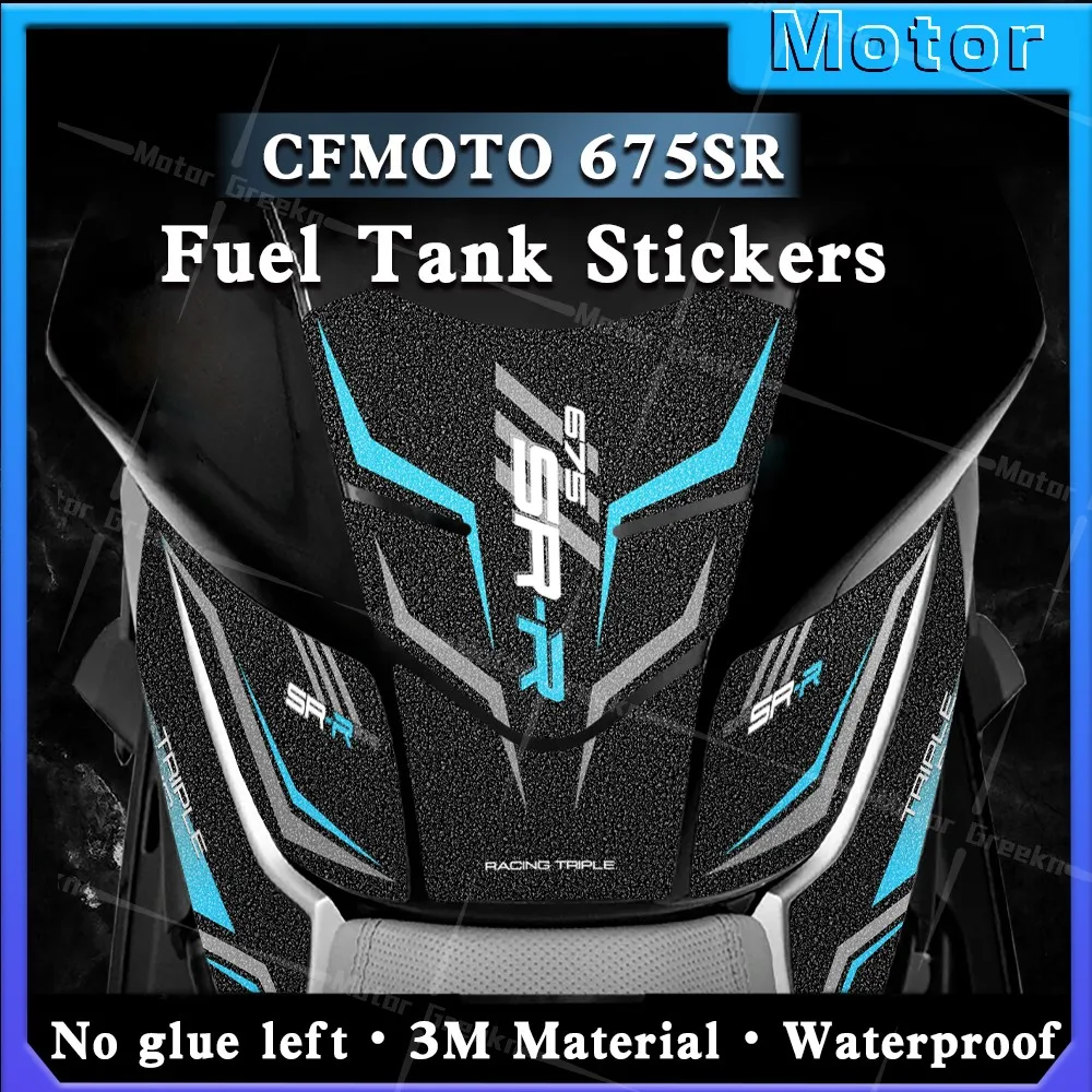 

Motorcycle Accessories Sticker Fuel Tank Pads Knee Grip Protector Sets Anti-slip Decal For CFMoto 675SRR 675 SR-R 675 srr 2024