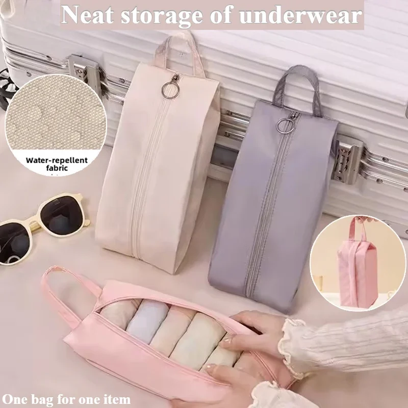 

Portable Socks and Underwear Storage Bag New High Capacity Portable Travel Sorting Small Bag Folding Hand Wash Cloth Makeup Bag