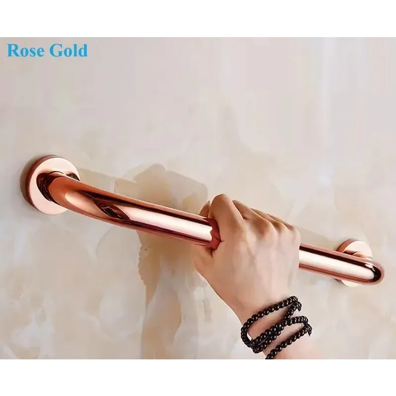 1Piece Brass Bath Shower Safety Grab Bar Elderly Towel Hanging Oil Rubbed Bronze Antique Anti-slip Rail