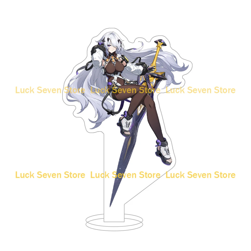 New game ANANTA Alan Mechanika Bansy Dila Taffy Ringo Aileen Lykaia Acrylic stand anime Toy desk ornament holiday gift view 3