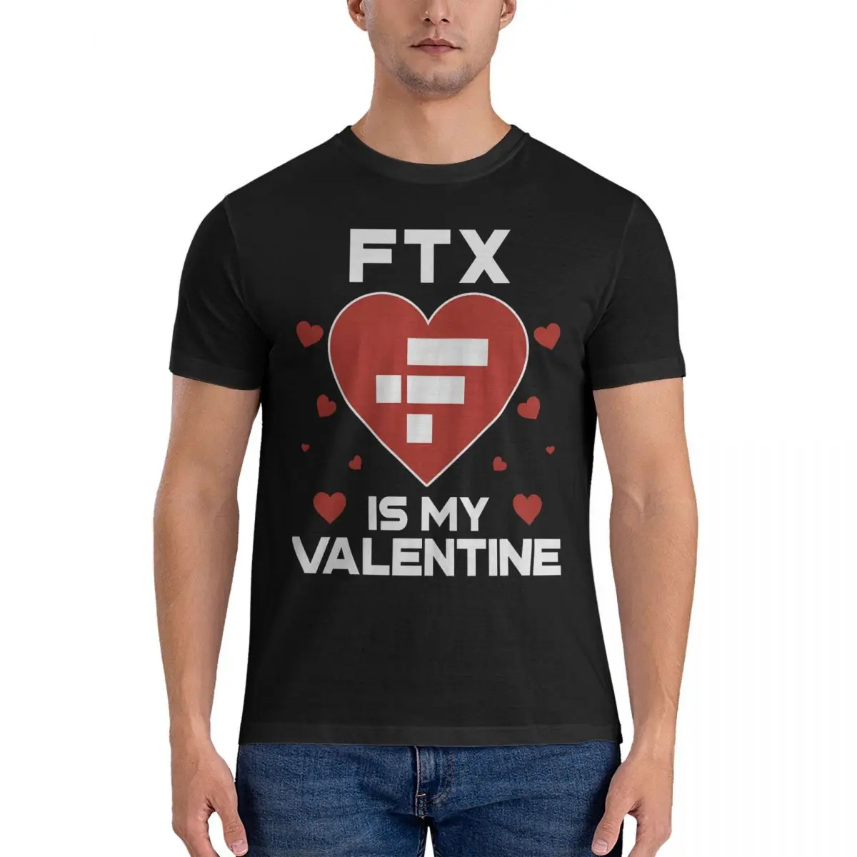 Is My Valentine Coin To The Moon Crypto Token Cryptocurrency Blockchain Wallet HODL Men T Shirt FTX Amazing Tee Shirt