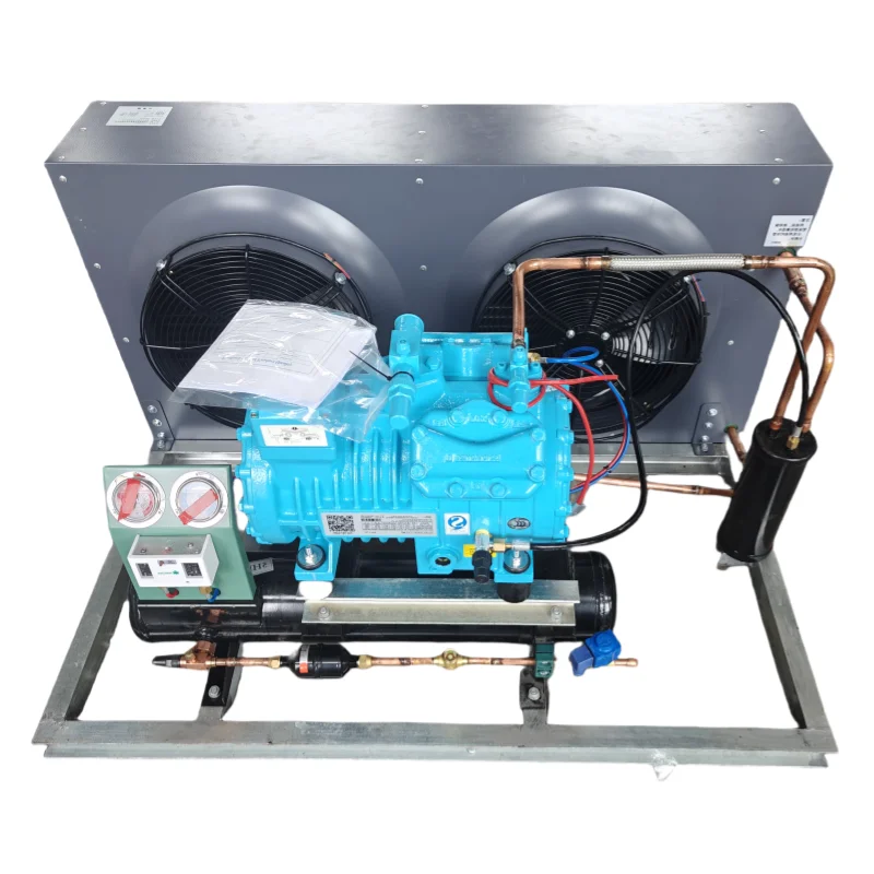 

New 380V 5HP-50HP Semi-Hermetic Piston Compressor Unit for Commercial Cold Storage Core Motor Component R404a Refrigeration