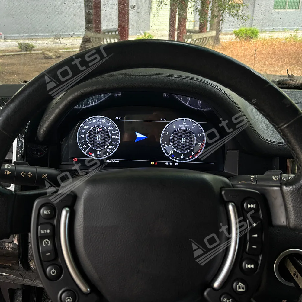 LCD Digital Dashboard Panel For Land Rover V8 Generation Virtual Instrument Cluster CockPit Speedometer Meter Dedicated Gauges
