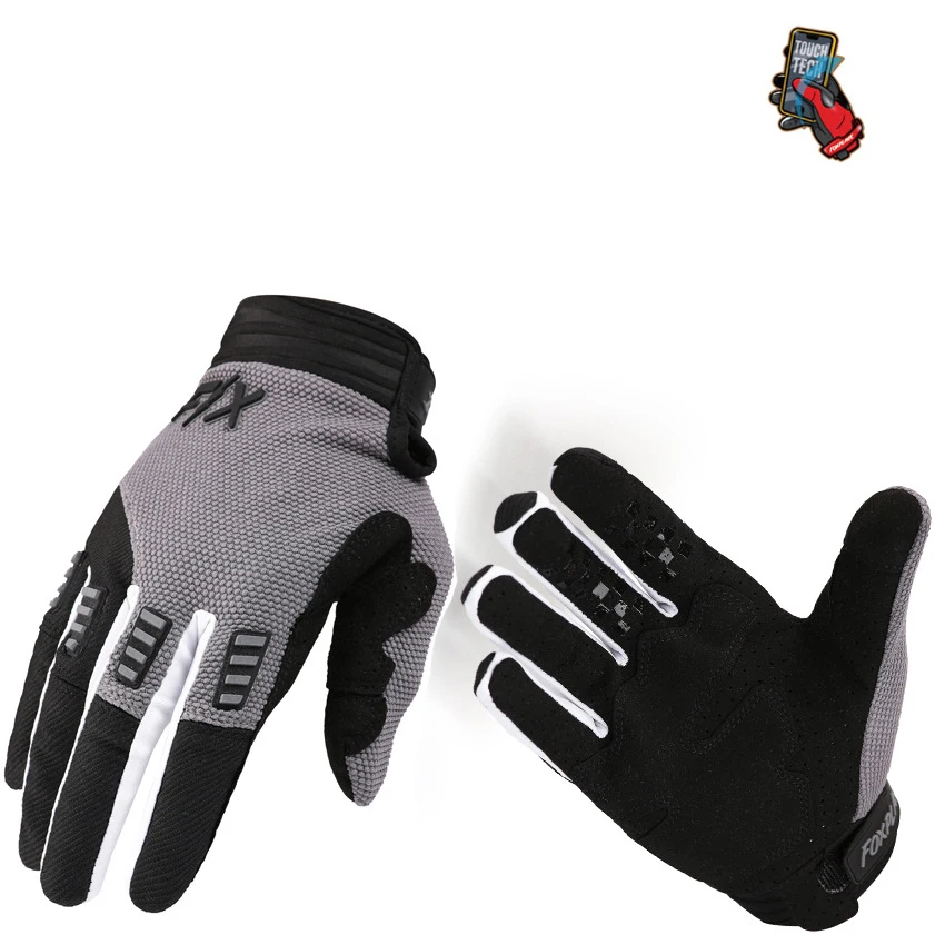 SMX 5 colors summer Motorcycle Gloves Genuine Leather Men's Motocross Racing  Gloves Spring Autumn Touch Screen Guantes Moto