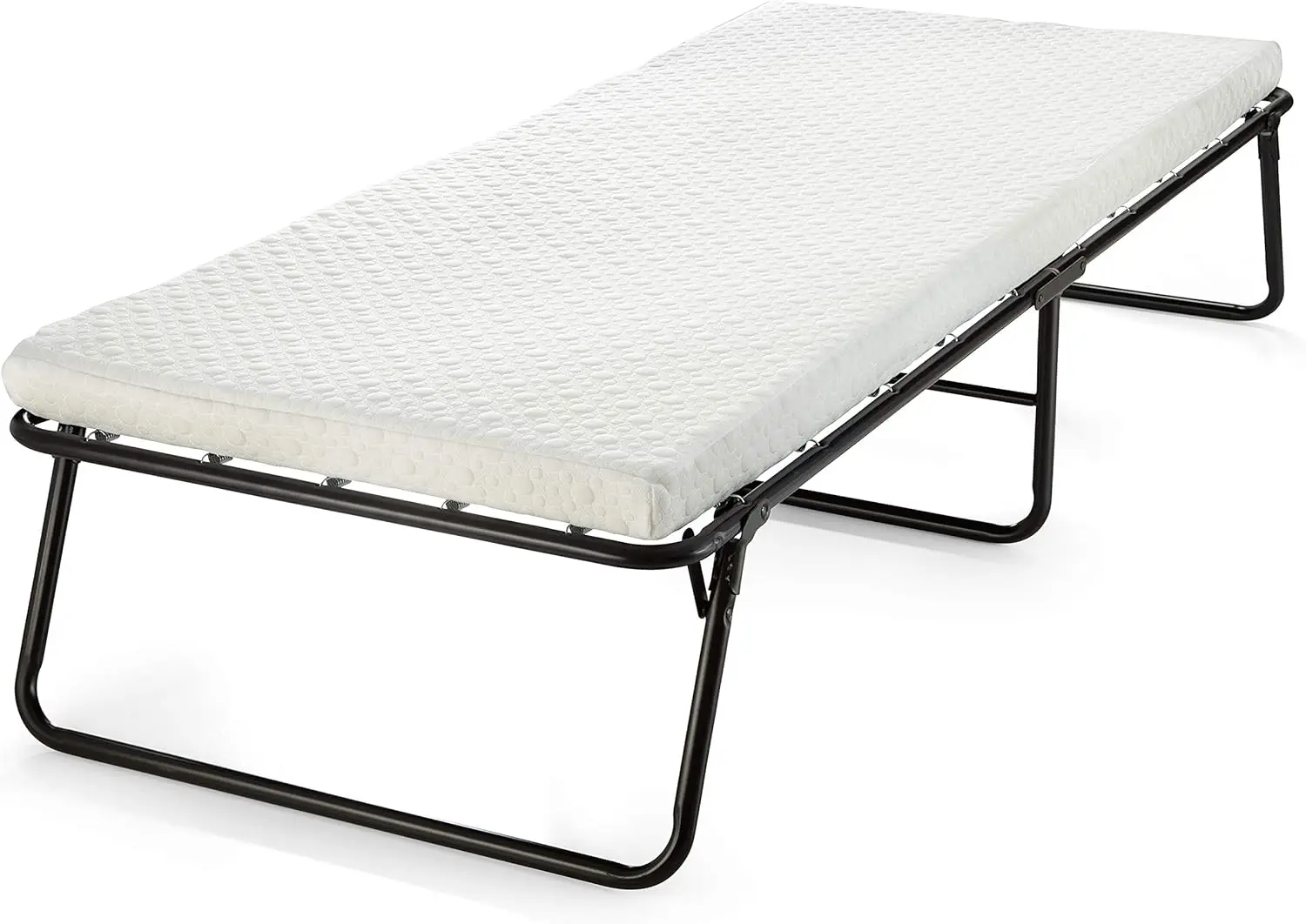 Folding Bed Cot - with Memory Foam Mattress Compact, Portable & Lightweight Folding Bed Frame with Thick Memory Foam Mattress fo