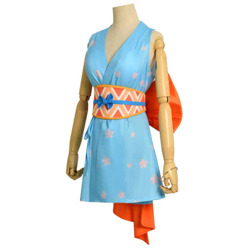 오즈아빠 애니메이션 나미 코스프레 의상, 기모노 원피스 가발 정장, 성인 여성 할로윈 카니발 코스프레 코스튬, 2023 신제품