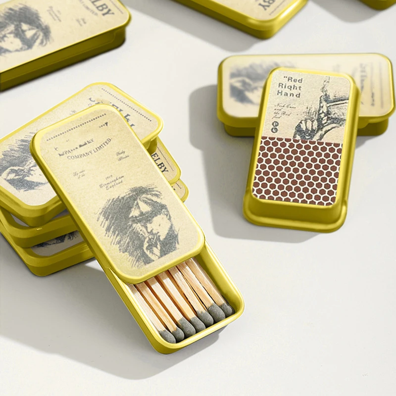 عيدان قوس قزح فريدة من نوعها في علبة الثقاب المعدنية النحاسية العتيقة - طراز كلاسيكي عتيق للهدايا، وهدايا تزيين عيد الميلاد #4