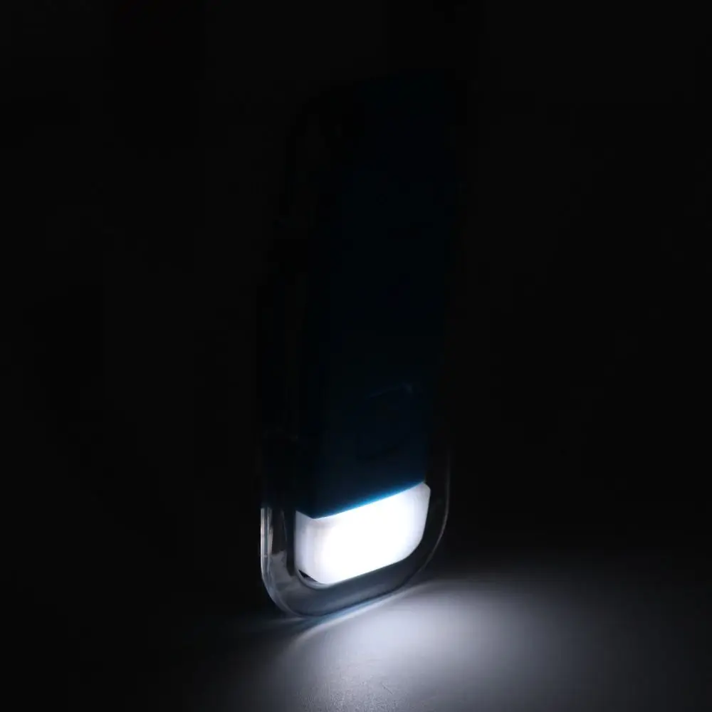 3 Brightness Levels LED Bookmark Light Portable Warm White Light USB Rechargeable Book Light Foldable Retractable Reading Lamp