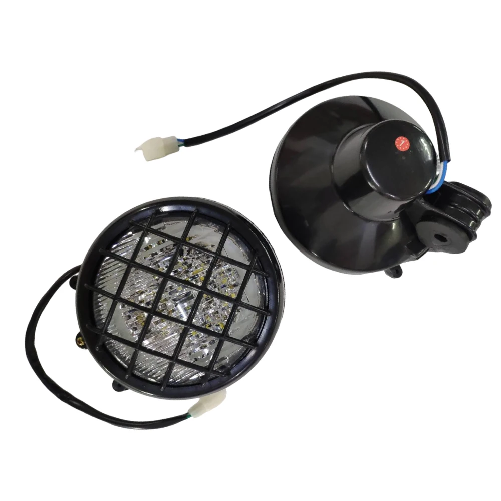 2 szt. Reflektory LED do motocykli Yamaha Banshee Warrior 350 Wolverine Big Bear Kodiak 1987-2006 — zdjęcie 2