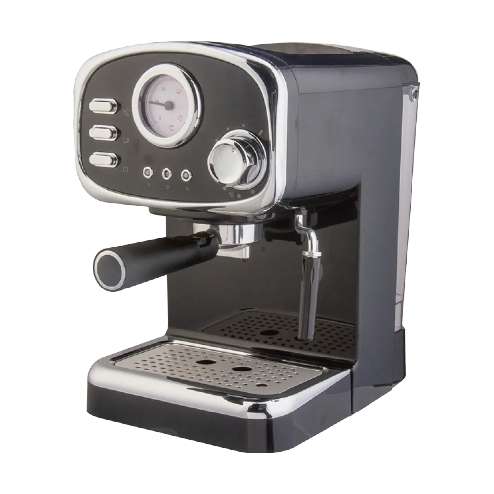 for 15Bar Die-Casting Italian Espresso Coffee Machine Espresso Coffee Machine Maker With Milk Frother