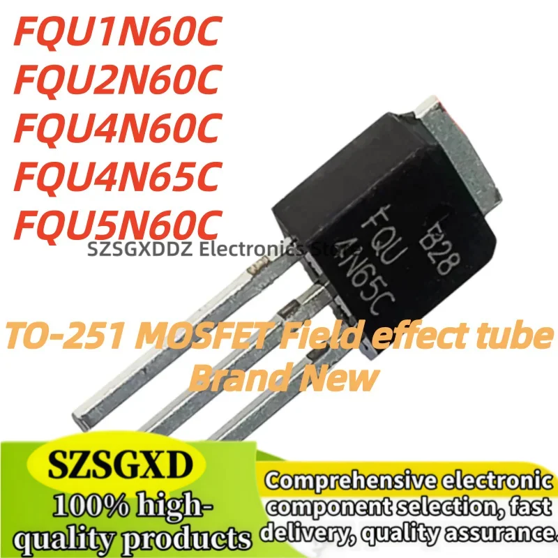 10Uds 100% nuevo FQU4N65C FQU5N60C FQU1N60C FQU2N60C FQU4N60C TO-251 MOSFET Field effect tube Brand New In Stock