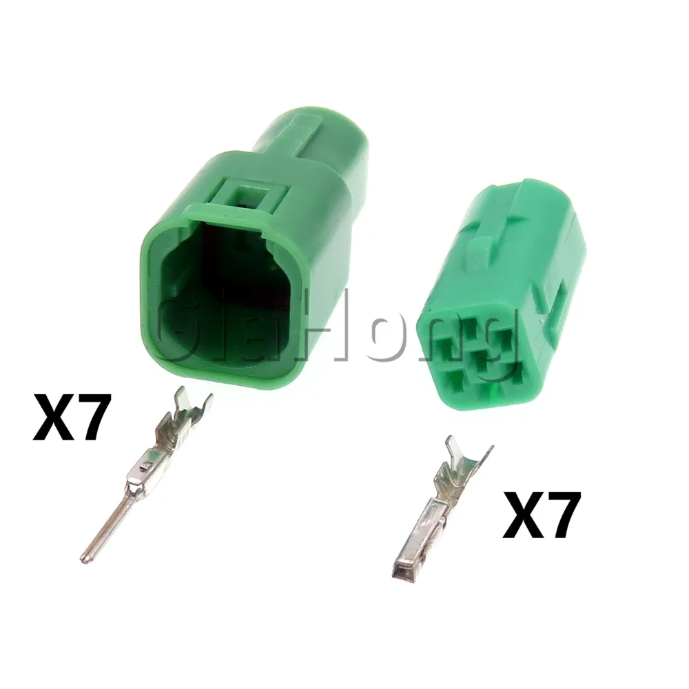 1 Set 7 Ways AC Assembly Parts 917318-4 917319-4 2822343-1 2822344-1 Automobile Waterproof Adapter Car CCS Wire Harness Sockets