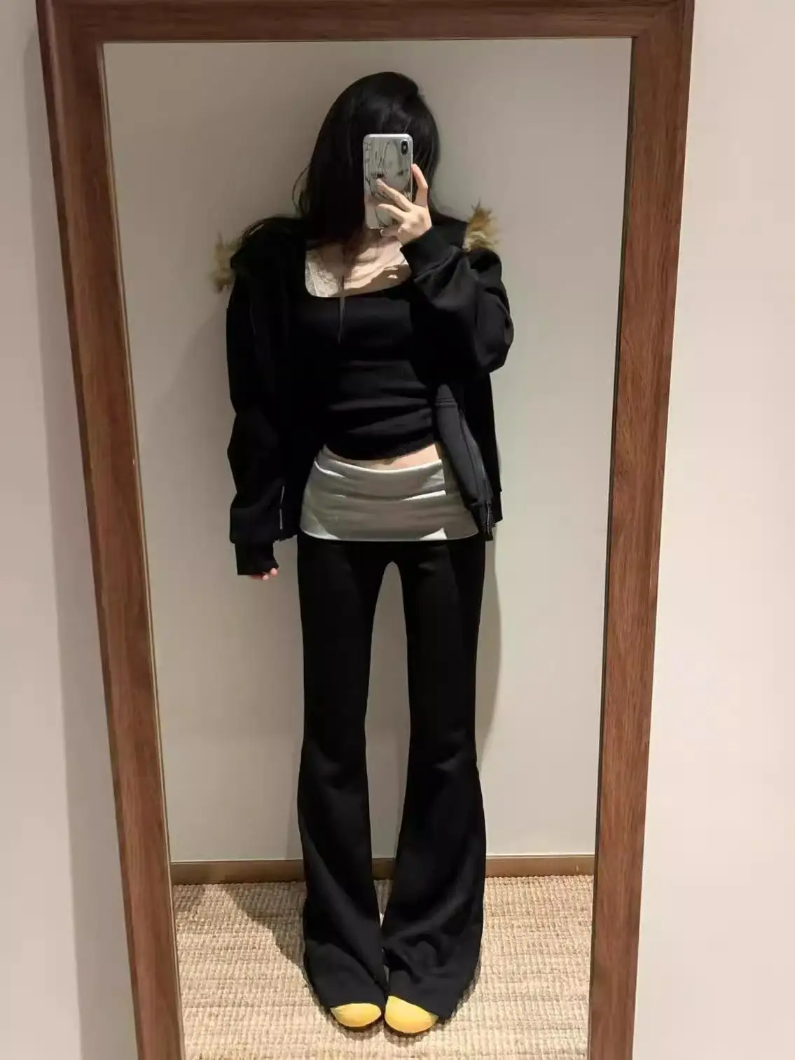 سراويل غير رسمية منخفضة الخصر للنساء سراويل يوجا للتخسيس نمط الشارع موضة الربيع سراويل طويلة فضفاضة