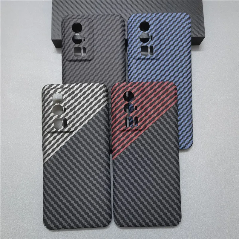 Voor Xiaomi Poco F5 Pro Case Hard Koolstofvezel Slanke Beschermhoes Voor Xiaomi Poco F5 F5pro Full Cover Telefoon Shell