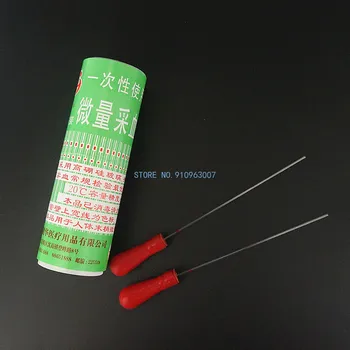 1 Box (400 Stück) Labor 20ul 40ul 60ul 80ul 100ul Glas Einweg-Mikro-Blutentnahmeröhrchen Glaskapillarpipette