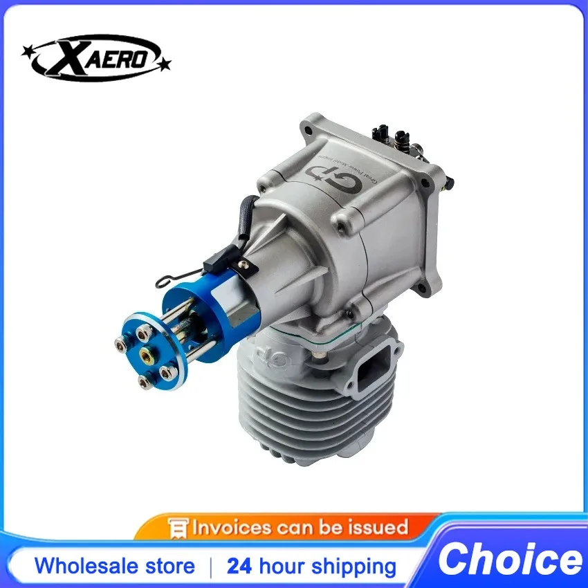 GP-61 61cc Gas Engine,High Power-to-Weight 2-Stroke Single Cylinder RC Aircraft Engine, 6.5HP for 25-30% Scale 3D Aerobatic