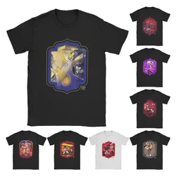 Men Hazbin T-Shirt Hotels Adam Casual 100% Cotton Tees Short Sleeve Anime action figure Cartoon T Shirts O Neck Clothes Classic