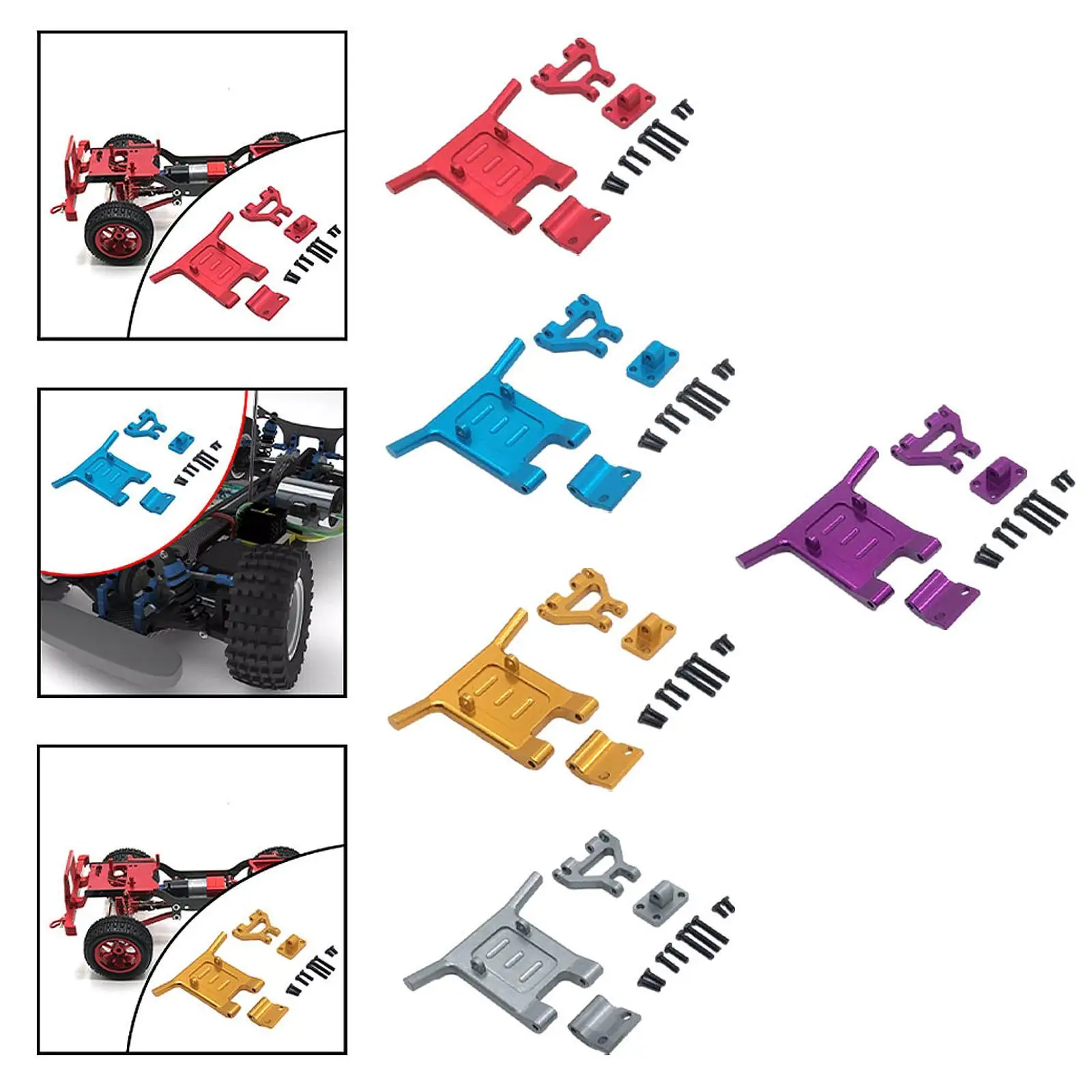 RC カーフロント交換部品 Wltoys 1/12 スケールモデル 124017 および 124016 用