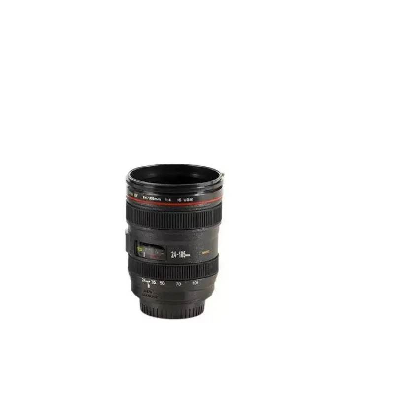 Imported lens water cup camera SLR photography thermos cup design niche creative camera coffee cup