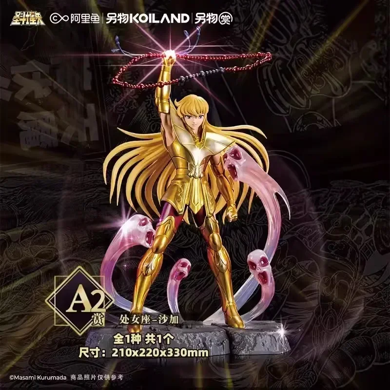 

Saint Seiya натуральная Bntsh Ichiban Kuji аниме фигурка Дева Shaka Leo Aiolia Скорпион Milo фигурка украшение для рабочего стола подарки