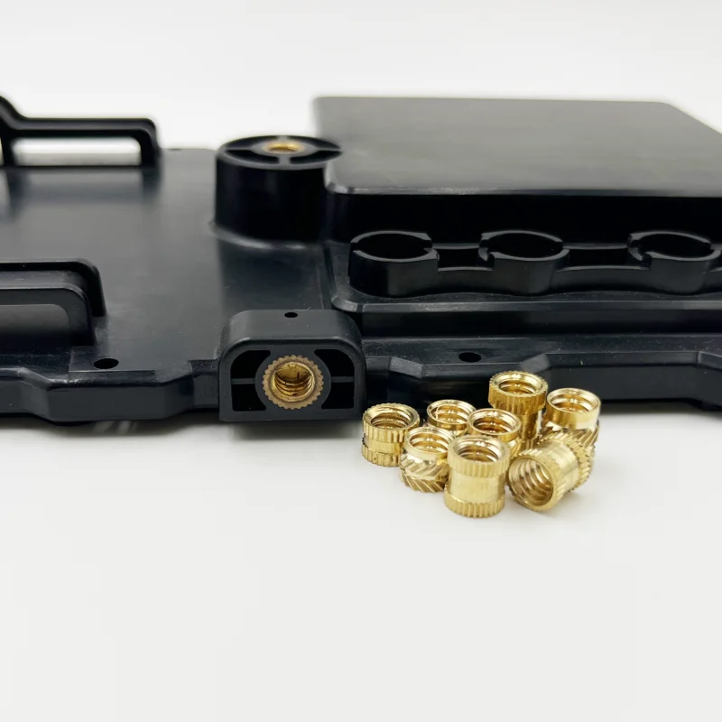 Einsatz 1/4 Zoll Größe Messing Wärme gewinde Einsatz mutter gerändelt Messing Hot Melt Moulding Spritzguss eingebettete Kupfer mutter für den 3D-Druck – Detail 5