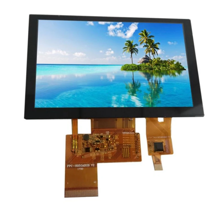 

5.0 inch TFT LCD Display 800*480 Resolution LCD Modules TFT Display LCD Display