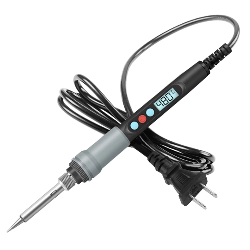 Màn Hình Hiển Thị Kỹ Thuật Số Điện Mỏ Hàn Bộ Màn Hình Hiển Thị LCD 90W Làm Nóng Bên Trong Typ Thả Con Tàu
