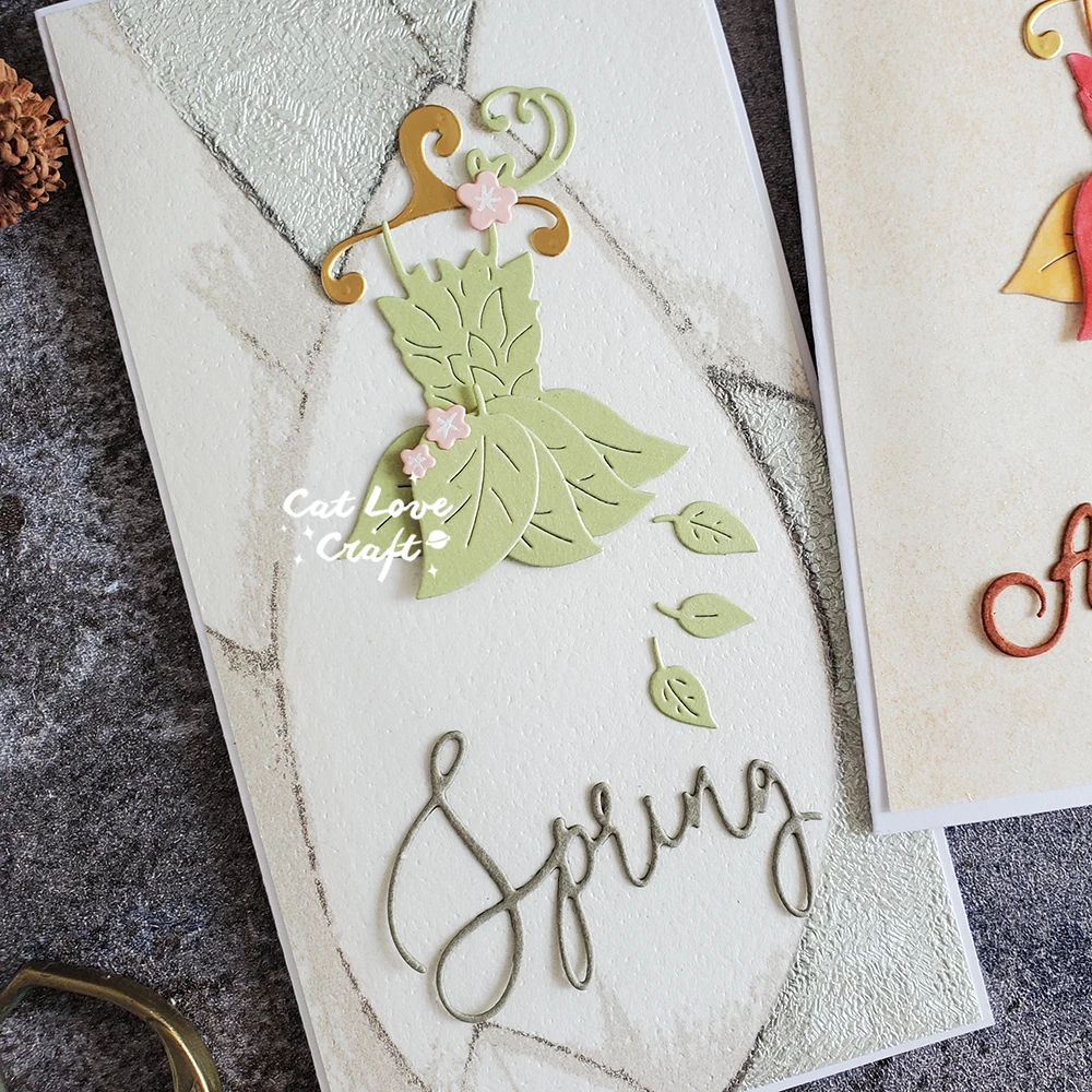 Catlove Autumn Skirt Metal Cutting Dies Scrapbooking Mold Knife Stencil Die Cuts Card Making DIY Craft Embossing New Dies For view 3