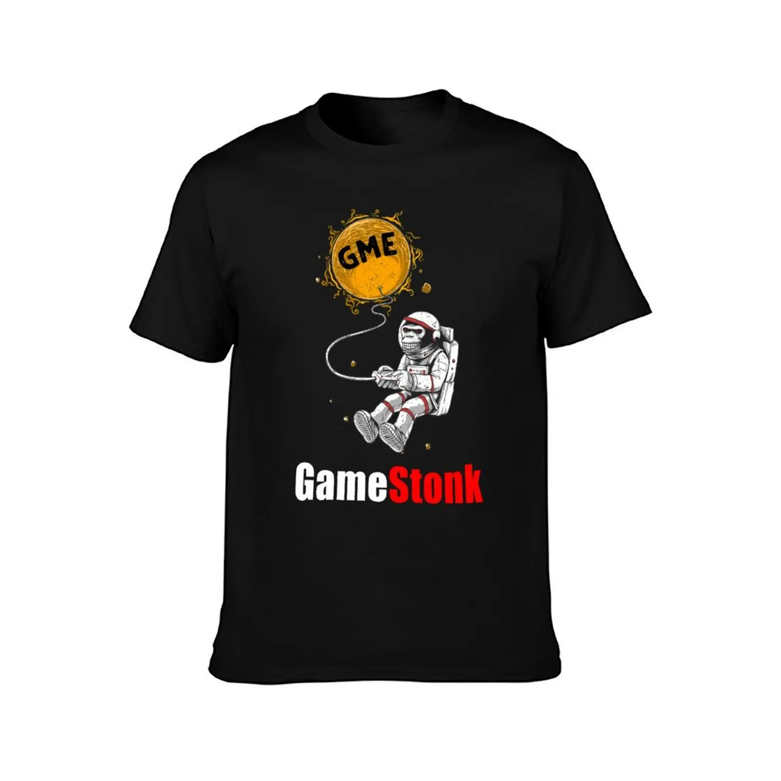 GameStop GameStonk GME T-Shirt parodi pasar stok kaus grafis T-Shirt kustom grafis t shirt pria grafis blacks