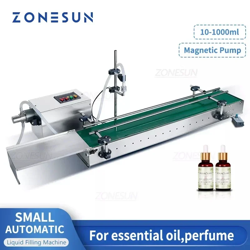 ZONESUN ZS-MPYT600 Máquina de enchimento automática de perfume de óleo essencial com bomba magnética