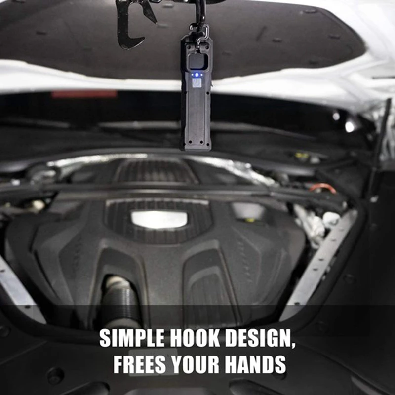 Rechargeable LED Work Light,UV Flashlight With Magnetic Stand Rotate,Inspection Light For Car Repair,For Camping,Et