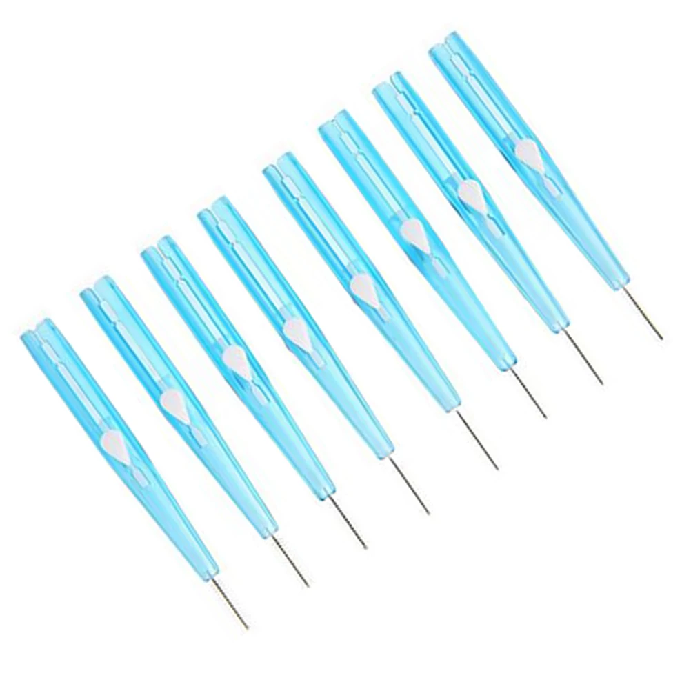 

60pcs 0.7Mm Interdental Brush For Braces Dental Cleaning Small Head Soft Bristles Travel Cap Orthodontic Toothbrush Tool