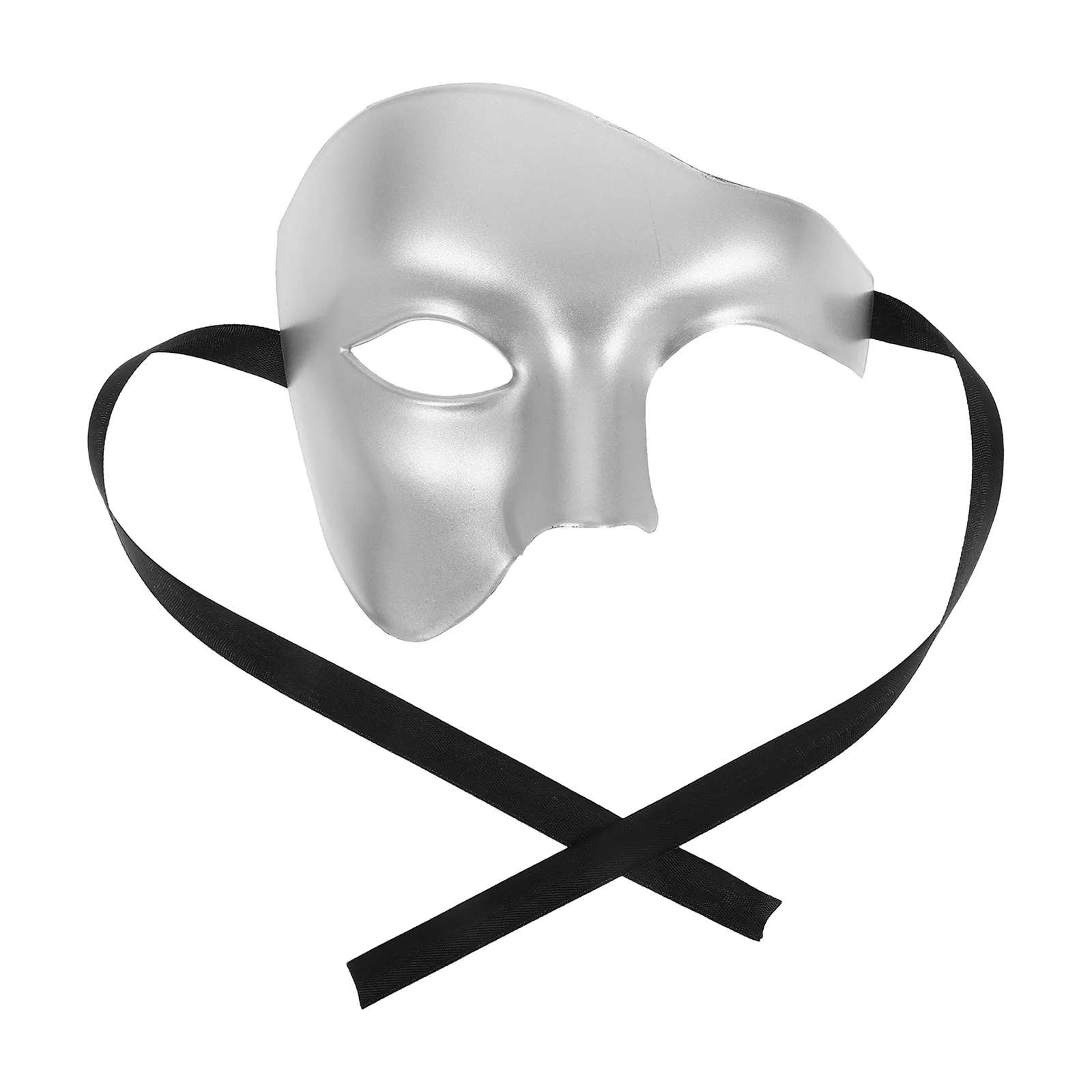 

Half Face Masquerade Mask Costume Plastic Masks for Men Halloween Carnival Dress up Male Mask Prop Accessories Realistic Cosplay