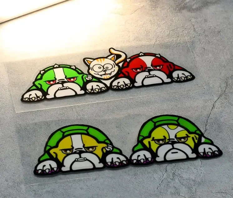 MotoGP Mugello Turtle Rossi Racing Adesivo Decalque de vinil à prova d'água para capacete de motocicleta, carro, motocross, amante de cães