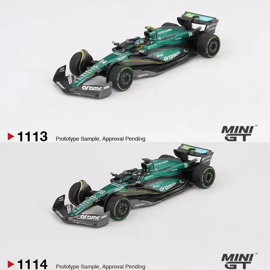 limited-edition-aston-amr24-f1-racing-car-model-alloy-metal-body-64-scale-collectible-vehicle-minigt-brand