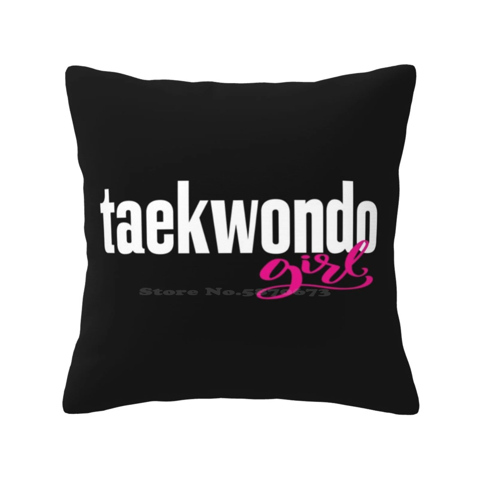 Taekwondo Girl Home Sofa Car Waist Throw Pillowcase Taekwondo Mom Taekwondo Martial Arts Taekwondo For Men Taekwondo Kick