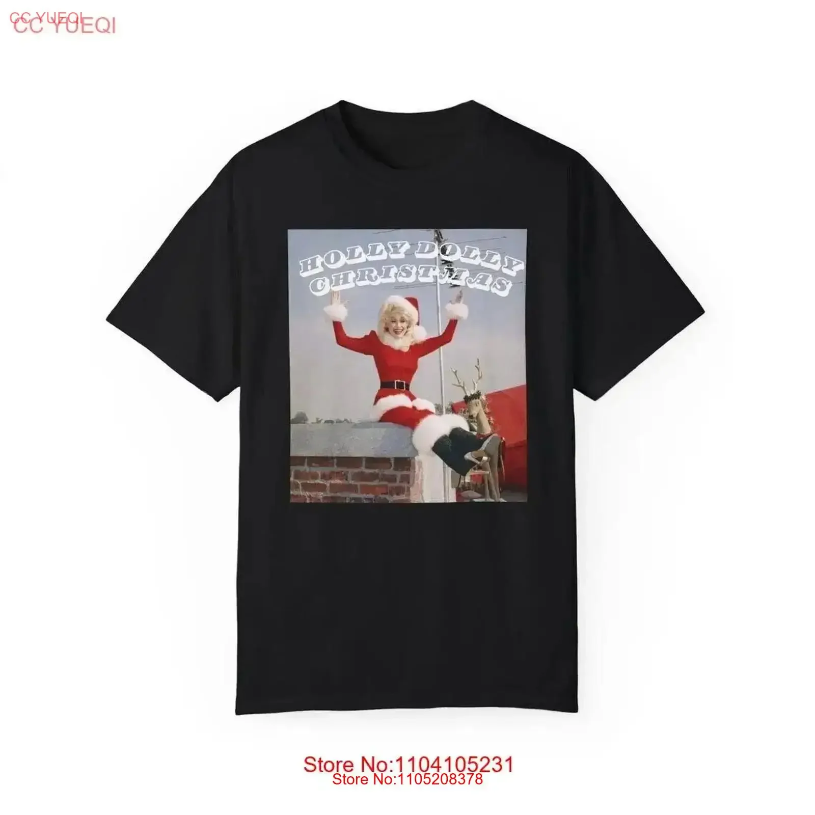 Holly Dolly Christmas T Shirt Vintage Parton Holiday Xmas vintage Washed streetwear Stylish Top For Everyday Wear graphic