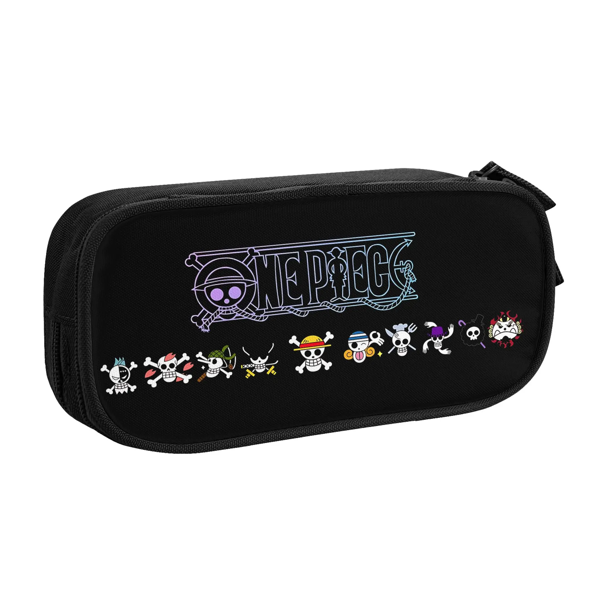 Large Capacity Bags for Child Cartoon One Piece LOGO  Handheld Study Bag for Boys Gilrs Kids