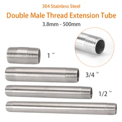 38-500mm Male Thread Extension Tube 1/2 3/4 1